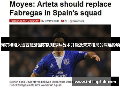 阿尔特塔入选西班牙国家队对球队战术升级及未来格局的深远影响